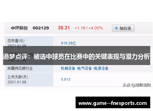 追梦点评：被选中球员在比赛中的关键表现与潜力分析